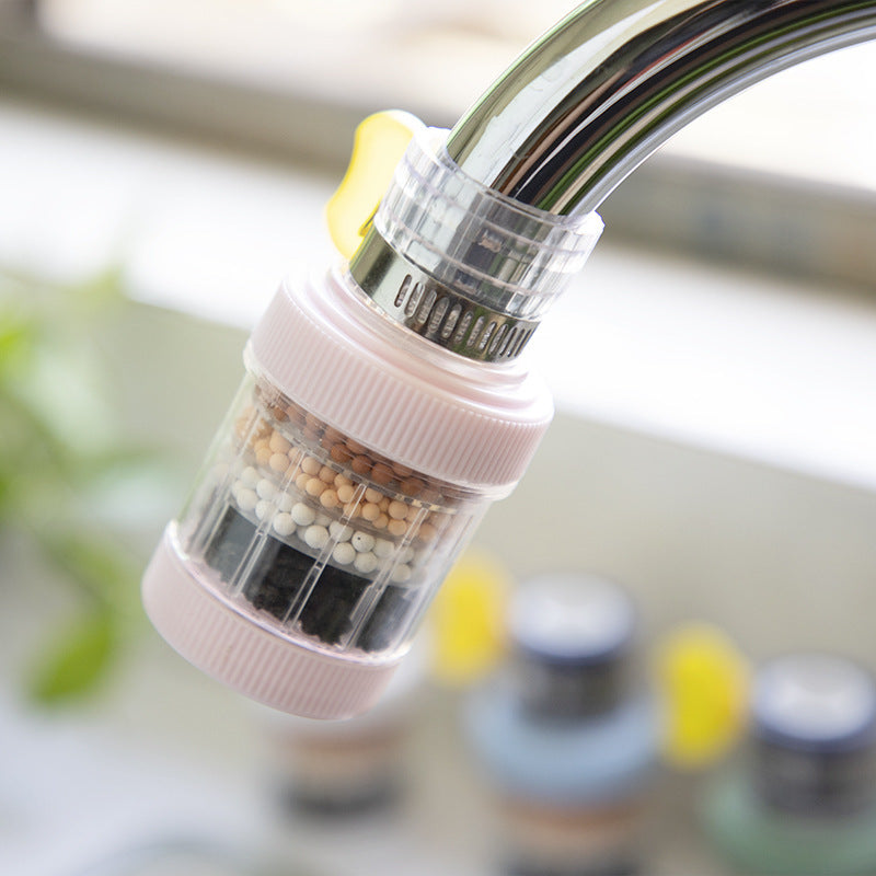 Faucet Filter Universal Interface Six Layers Removable And Washable